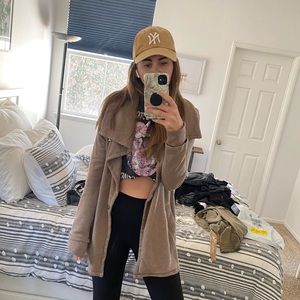 Tan Coatigan (sweater/coat hybrid)